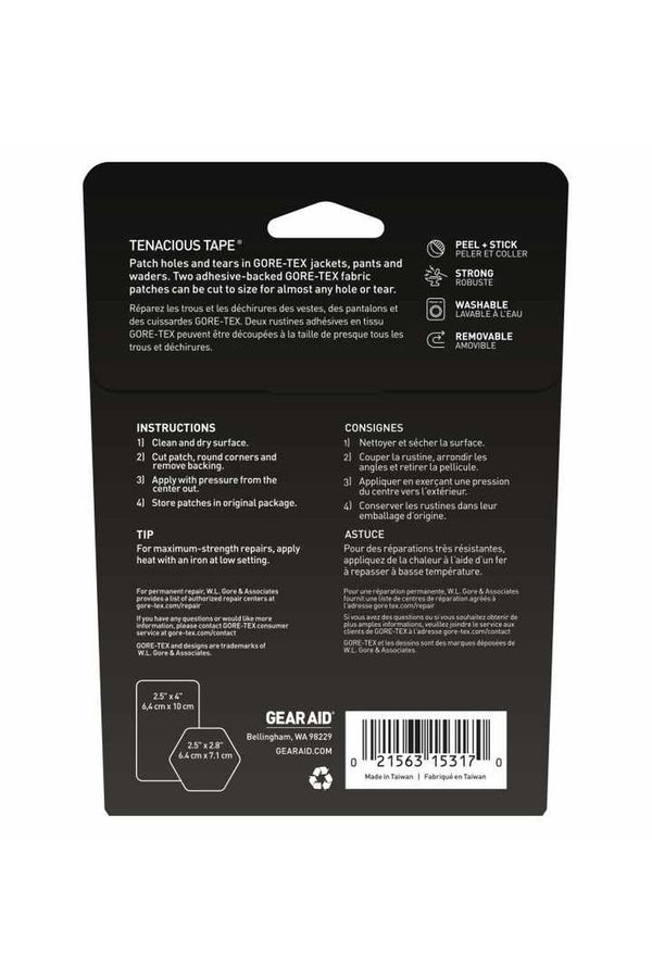 GEAR AID Tenacious Tape GORE-TEX Fabric Patches