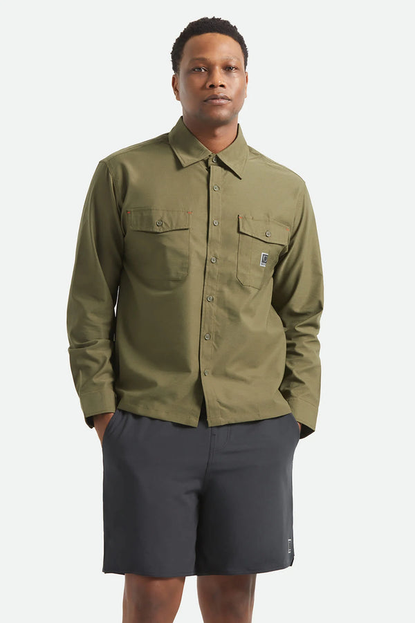 BRIXTON Men's Journey L/S Shirt