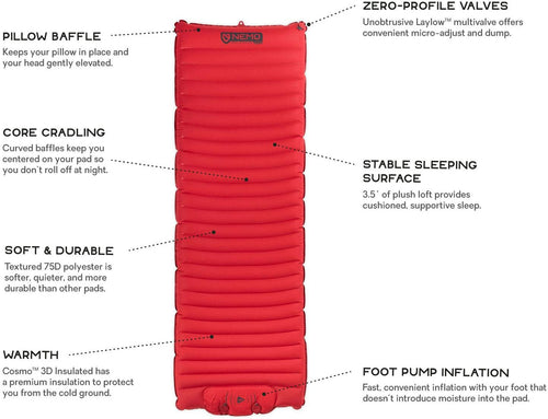 NEMO Cosmo™ 3D Insulated Sleeping Mat