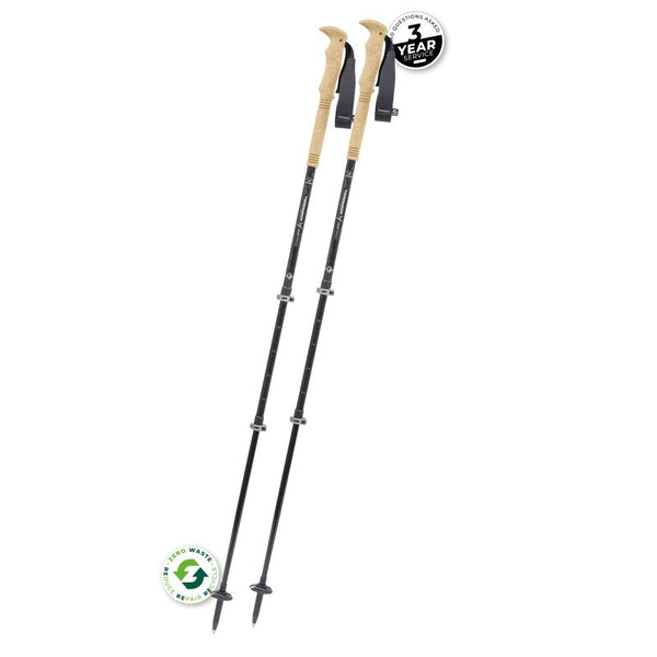 KOMPERDELL Carbon Ultra Zero Walking Pole PAIR