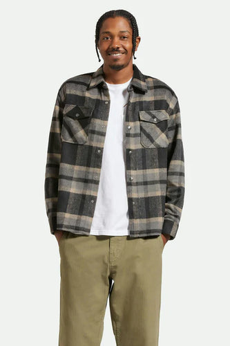 BRIXTON Men's Selden Soft Brushed Flannel L/S OverShirt