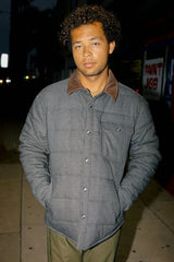 BRIXTON Men's Cass Jacket (Shacket) - Mixed Twill