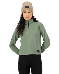 MONS ROYALE Women's Offgrid Merino L/S Half Zip