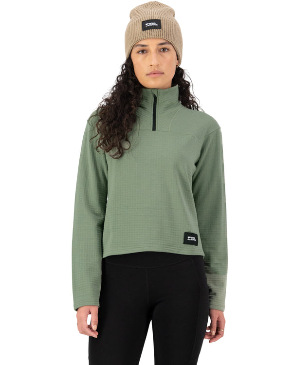 MONS ROYALE Women's Offgrid Merino L/S Half Zip