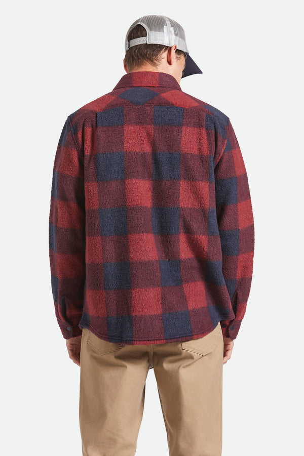 BRIXTON Men's Bowery Arctic Stretch Flannel L/S Shirt