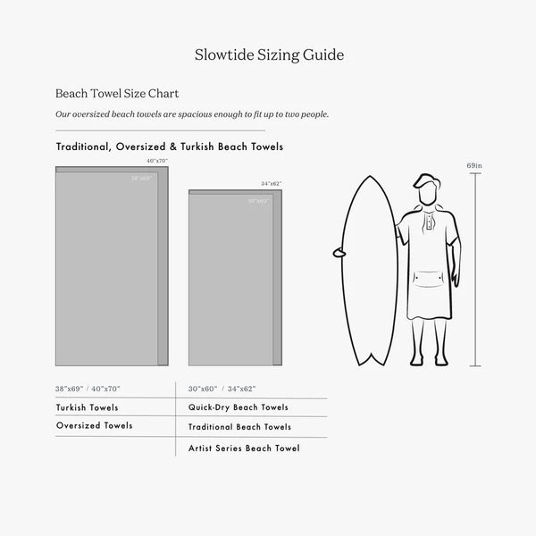 SLOWTIDE Performance Quick-Dry Towel XLarge