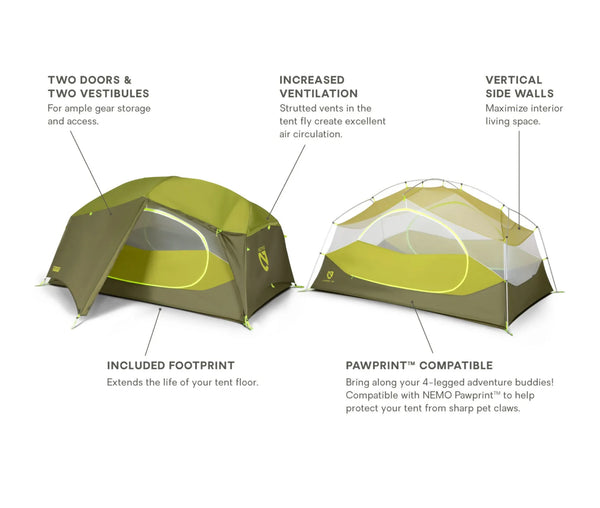 NEMO Aurora 2-Person Tent