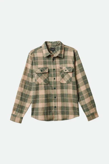 BRIXTON Men's Bowery Stretch WR Flannel L/S Shirt