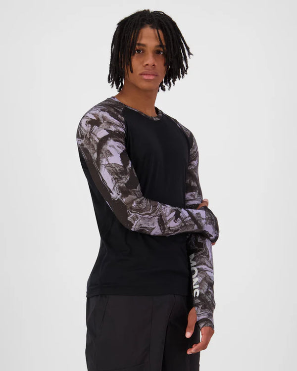 MONS ROYALE Men's Temple Merino Air-Con Raglan L/S Crew