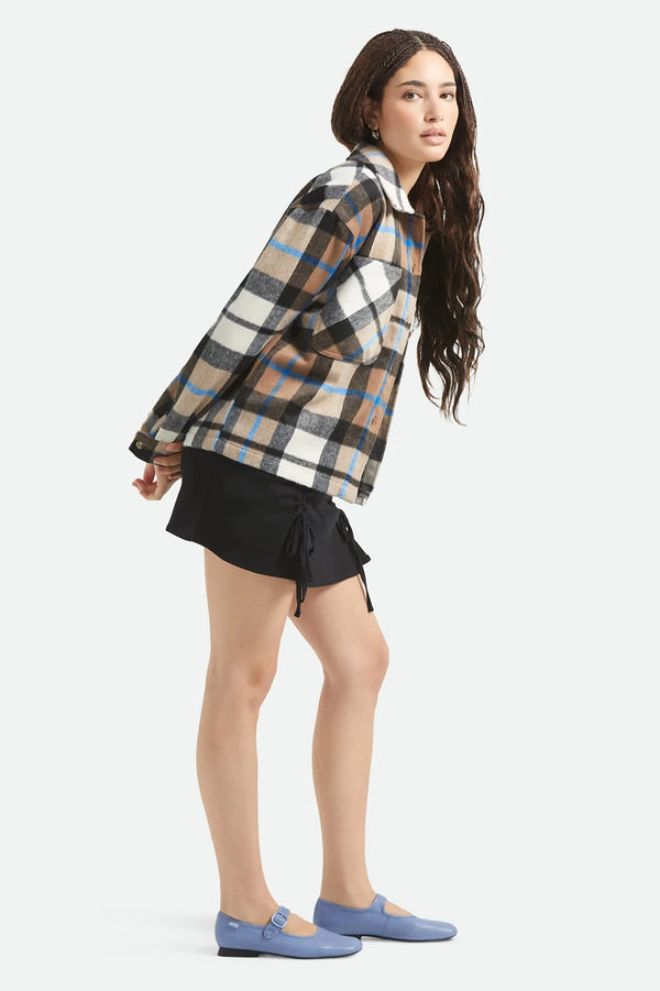 BRIXTON Women's Bowery Soft Brushed Flannel L/S Shirt