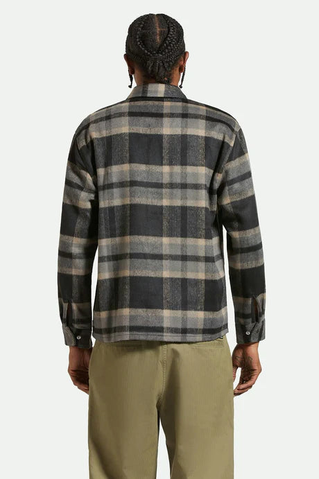 BRIXTON Men's Selden Soft Brushed Flannel L/S OverShirt