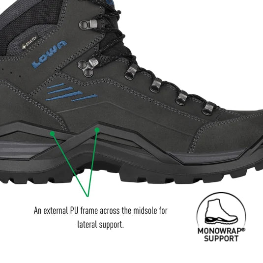 LOWA Men's Renegade Evo Gore-tex® Mid Boot WIDE