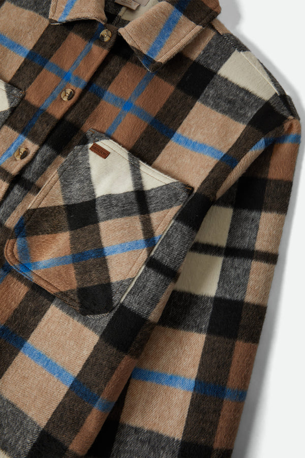 BRIXTON Women's Bowery Soft Brushed Flannel L/S Shirt