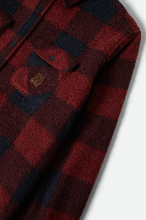 BRIXTON Men's Bowery Arctic Stretch Flannel L/S Shirt