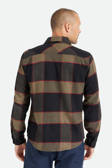 BRIXTON Men's Bowery Flannel L/S Shirt