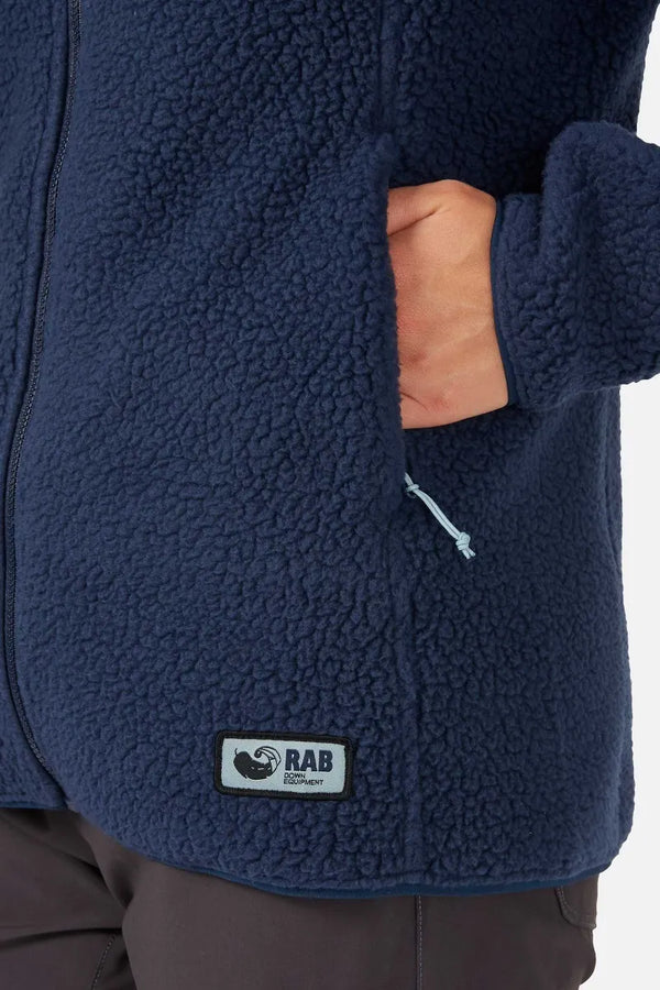 RAB Women's Shearling Fleece Hoodie Medium (UK12)