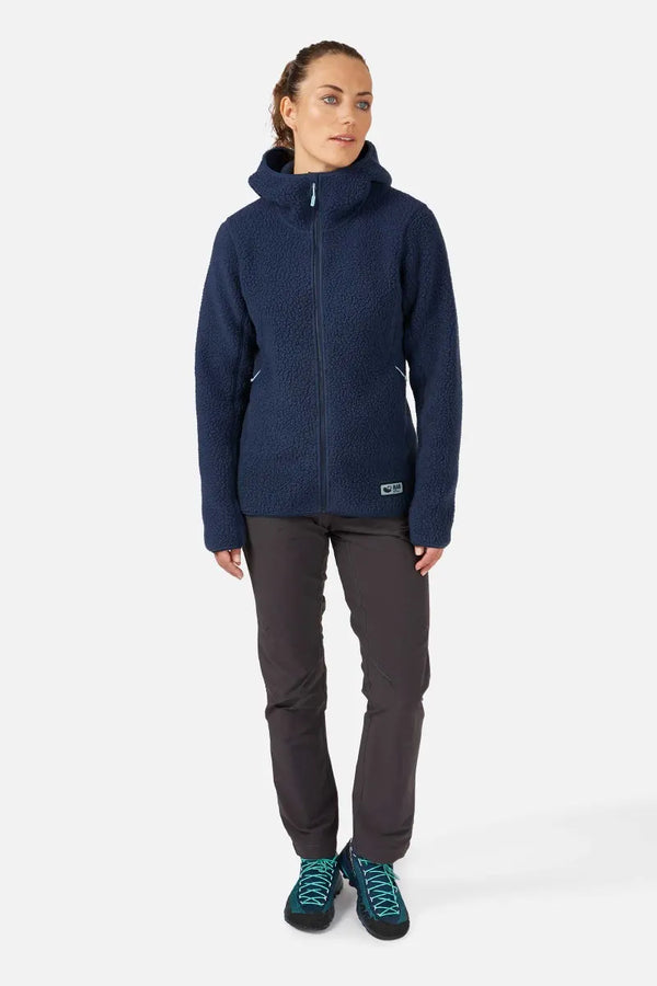 RAB Women's Shearling Fleece Hoodie Medium (UK12)