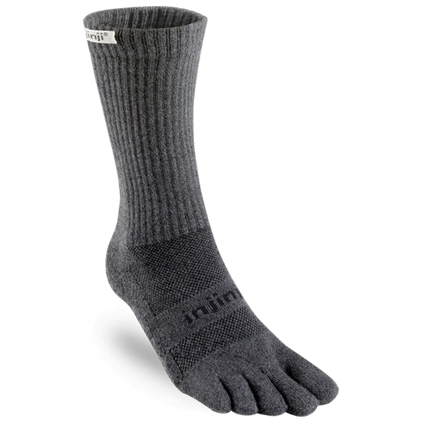 INJINJI Trail Midweight CREW Toe Sock
