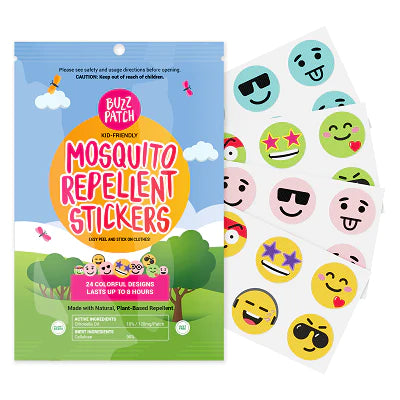 BUZZPATCH The Natural Repellant Patch/Sticker Pk of 24