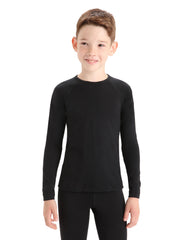 ICEBREAKER Kid's 200 g/m Oasis Merino L/S Crew